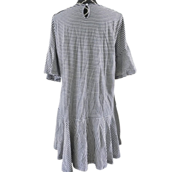 Vineyard Vines Stripe Flutter Sleeve Flounce Dress - Picture 4 of 10